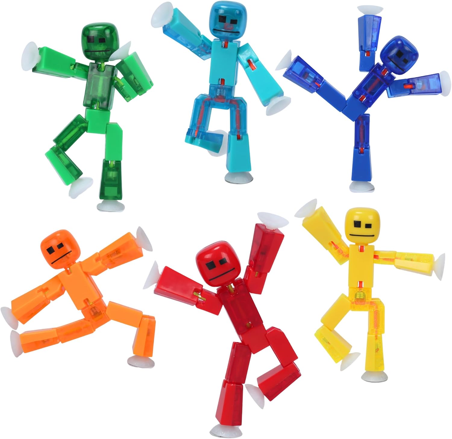 StikBot 2-Tone 6-Pack β Poseable Stop-Motion Figures