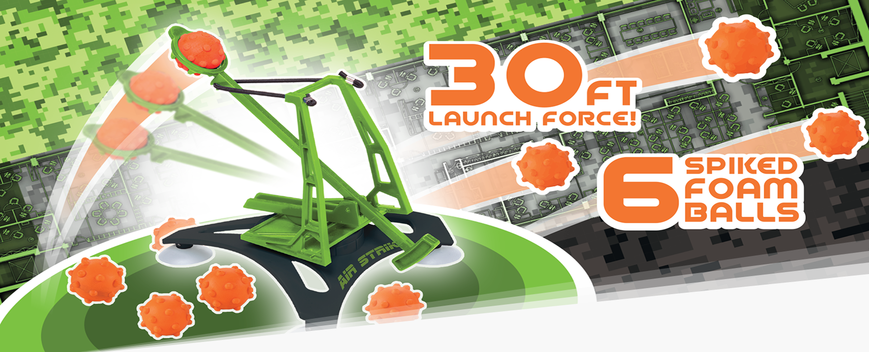 Hog Wild AIR Strike Catapult - toy ball launching catapult