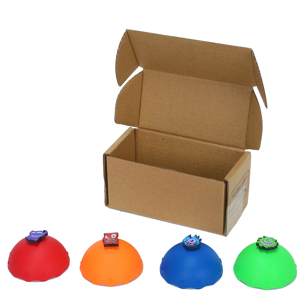 ZeeBeez Bouncing Bowl 4 Pack - Fun 6 ft Jumping Toys