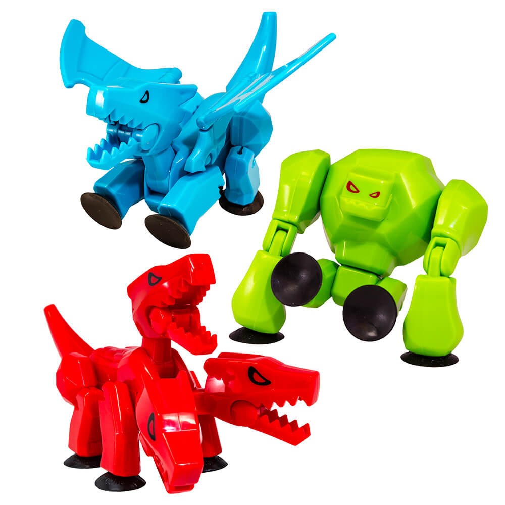 toy monsters Stikbot Mega Monsters Cerberus, Gigantus and Scorch Action Figure Set, 3 Pieces