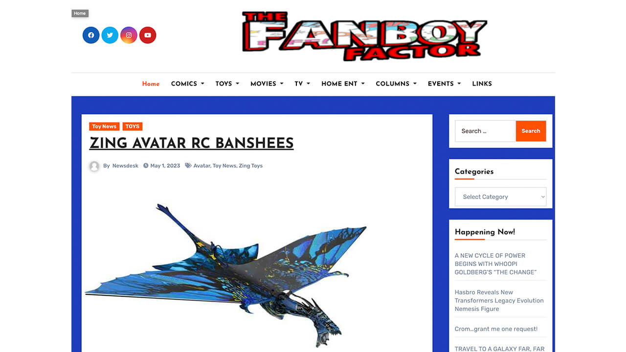 Fanboy Factor Spotlights Zing Avatar RC Banshees