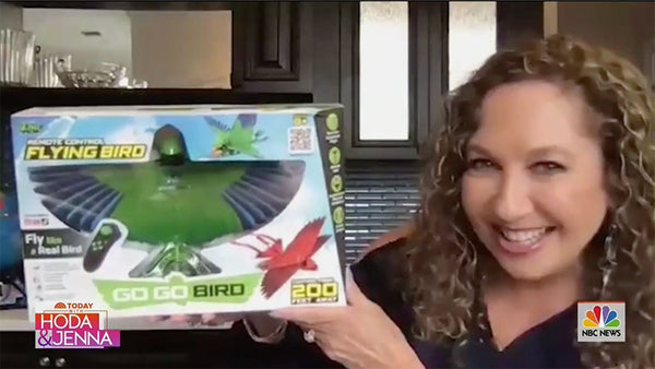 Go Go Bird on the TODAY Show with Jenna Bush Hager, guest co-host Kathie Lee Gifford, and Toy Insider’s Laurie Schacht!