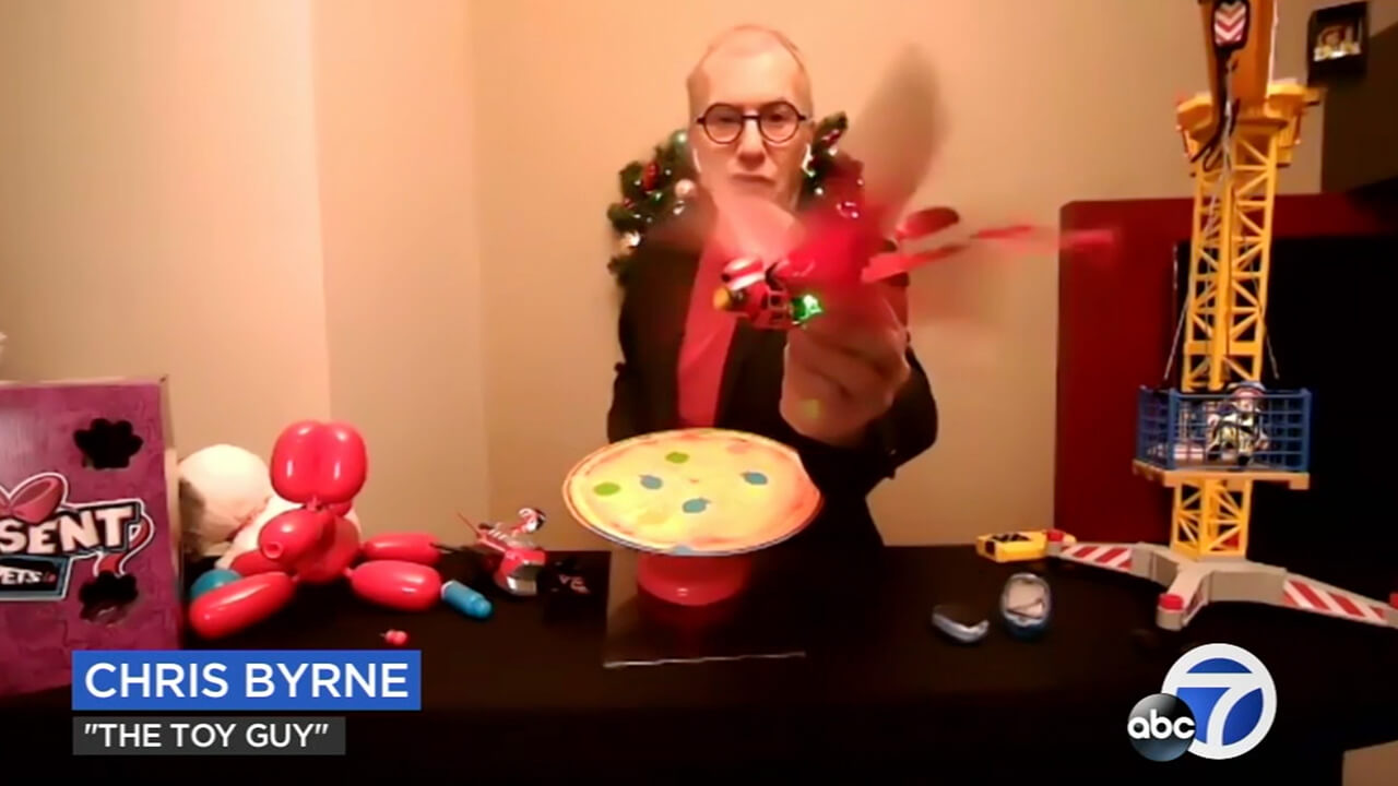 Go Go Bird Featured on KGO-TV with Chris Byrne, aka The Toy Guy!