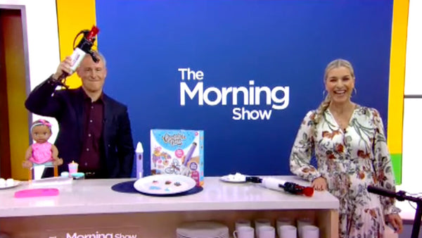Marshmallow Blaster Extreme Blaster on The Morning Show with Toy Insider’s Laurie Schacht!