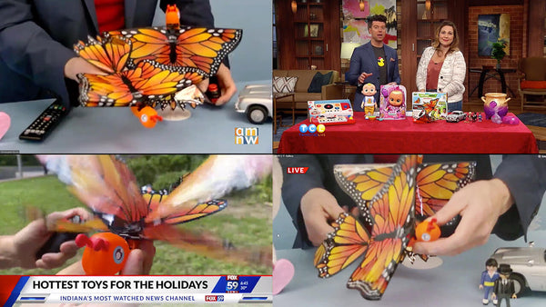 Go Go Bird Butterfly Featured on TV with Chris Byrne, aka The Toy Guy