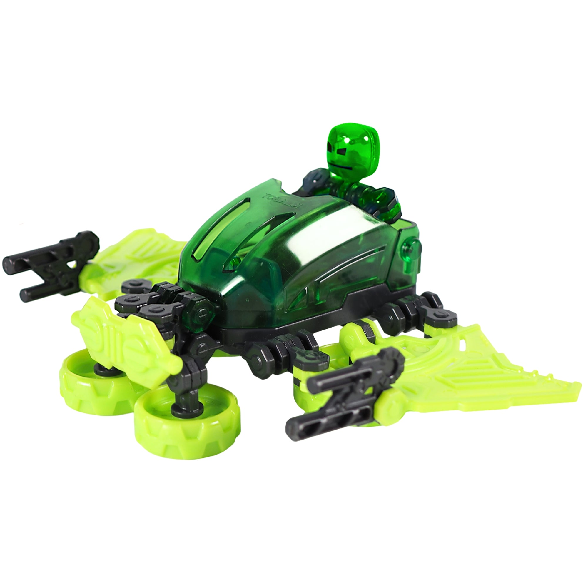 Klikbot Megabot Drifter (Transforming Mega Vehicle with Klikbot) Green