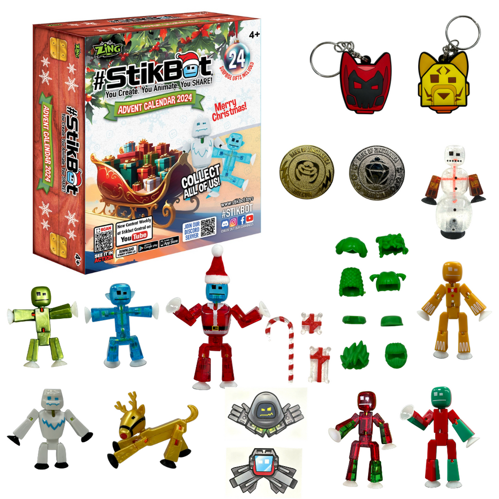 Stikbot Keychain Stikbot | Stop Motion Animation | Zing Toys Online Store
