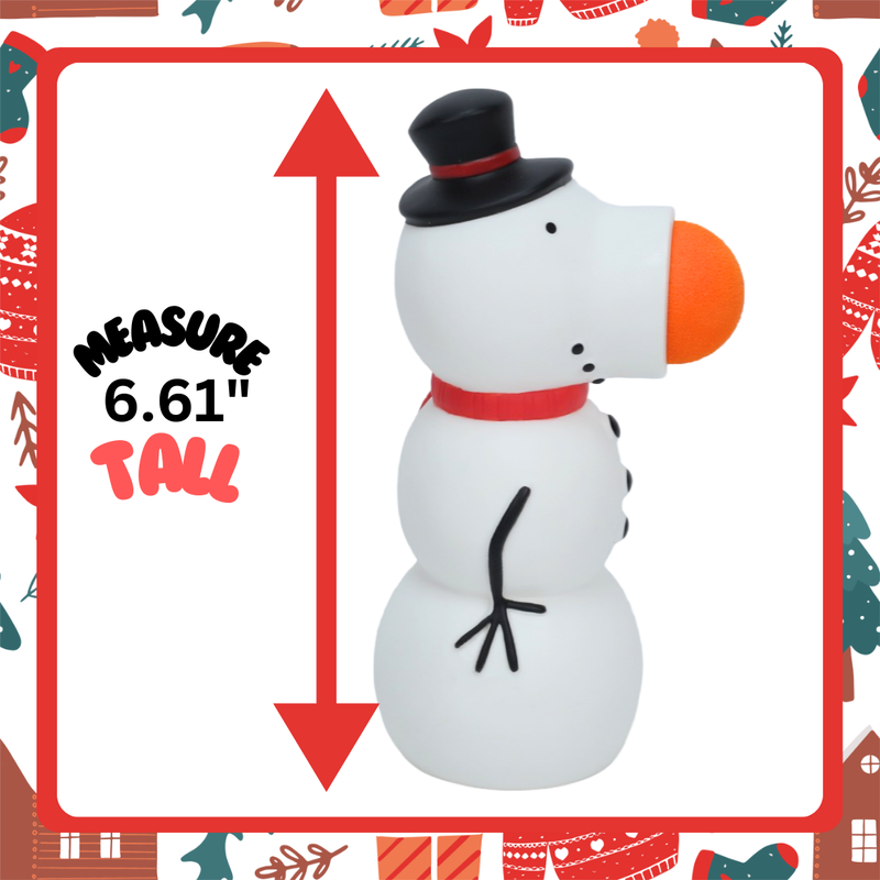 Snowman Popper Toy - Soft Foam Ball Launcher - Fun & Safe Indoor/Outdoor Play for Kids Aged 4+ - Perfect Winter & Christmas Gift!