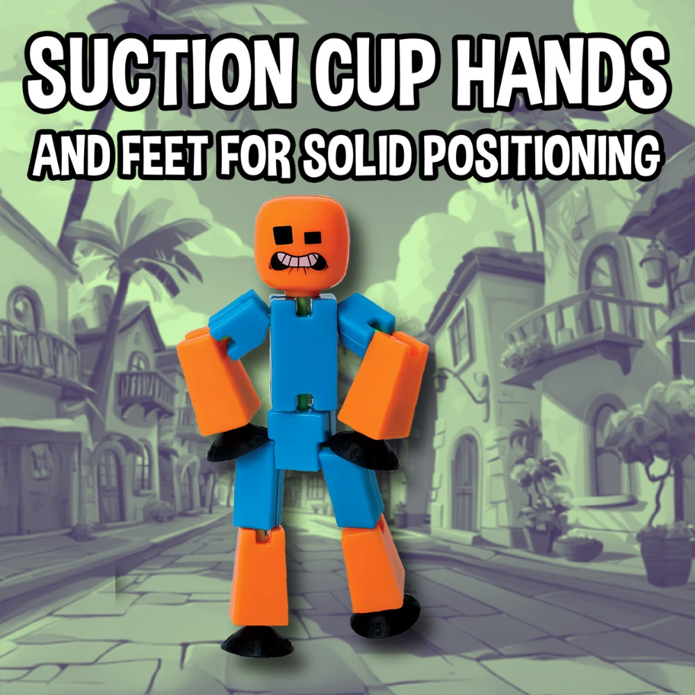 Zing StikBot Crazy Faces 3 Pack Action Figure with Suction Cups for Zing StikBot Crazy Faces 3 Pack Action Figure with Suction Cups for