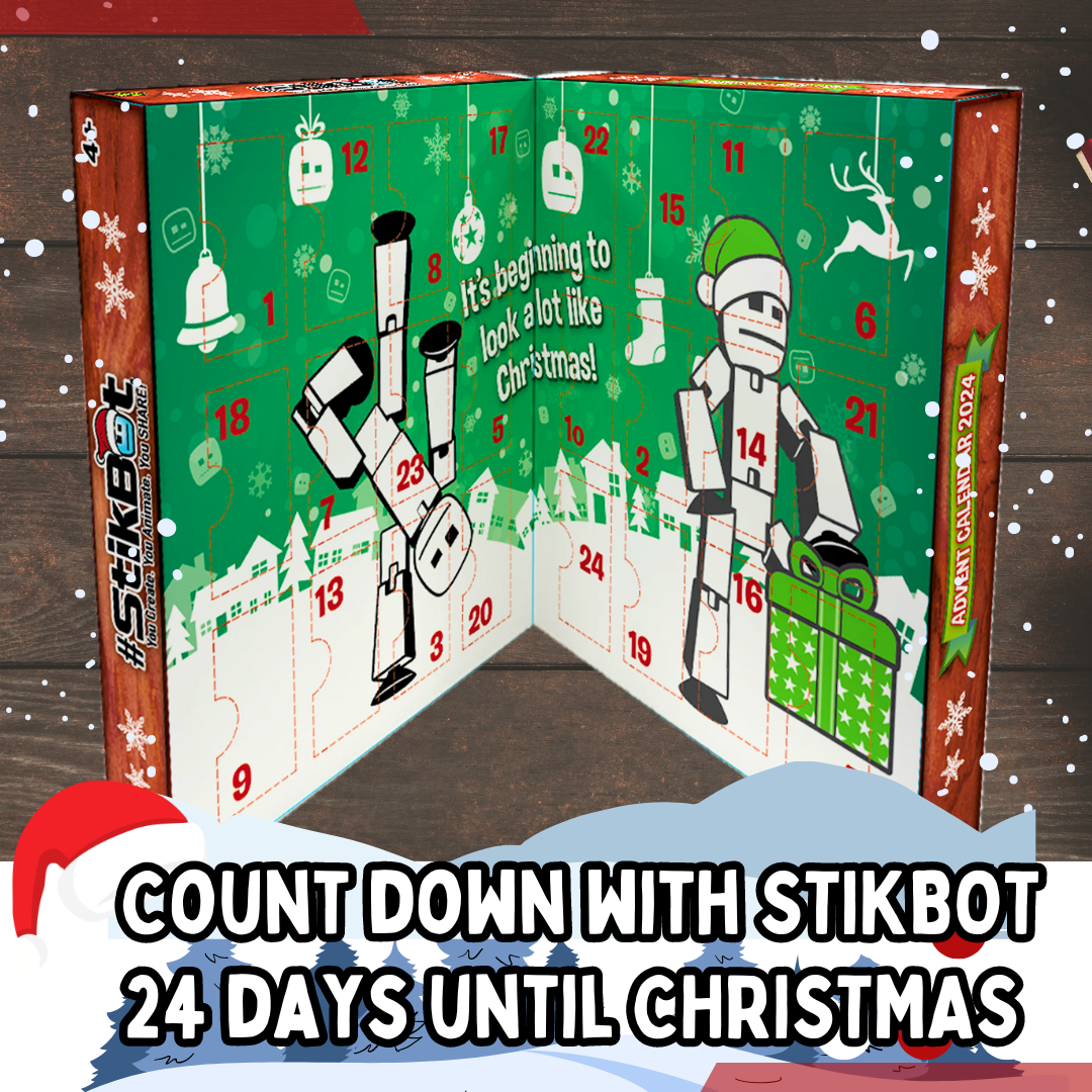 Stikbot Advent Calendar 2024: 24 Days of Stop Motion Christmas Fun!