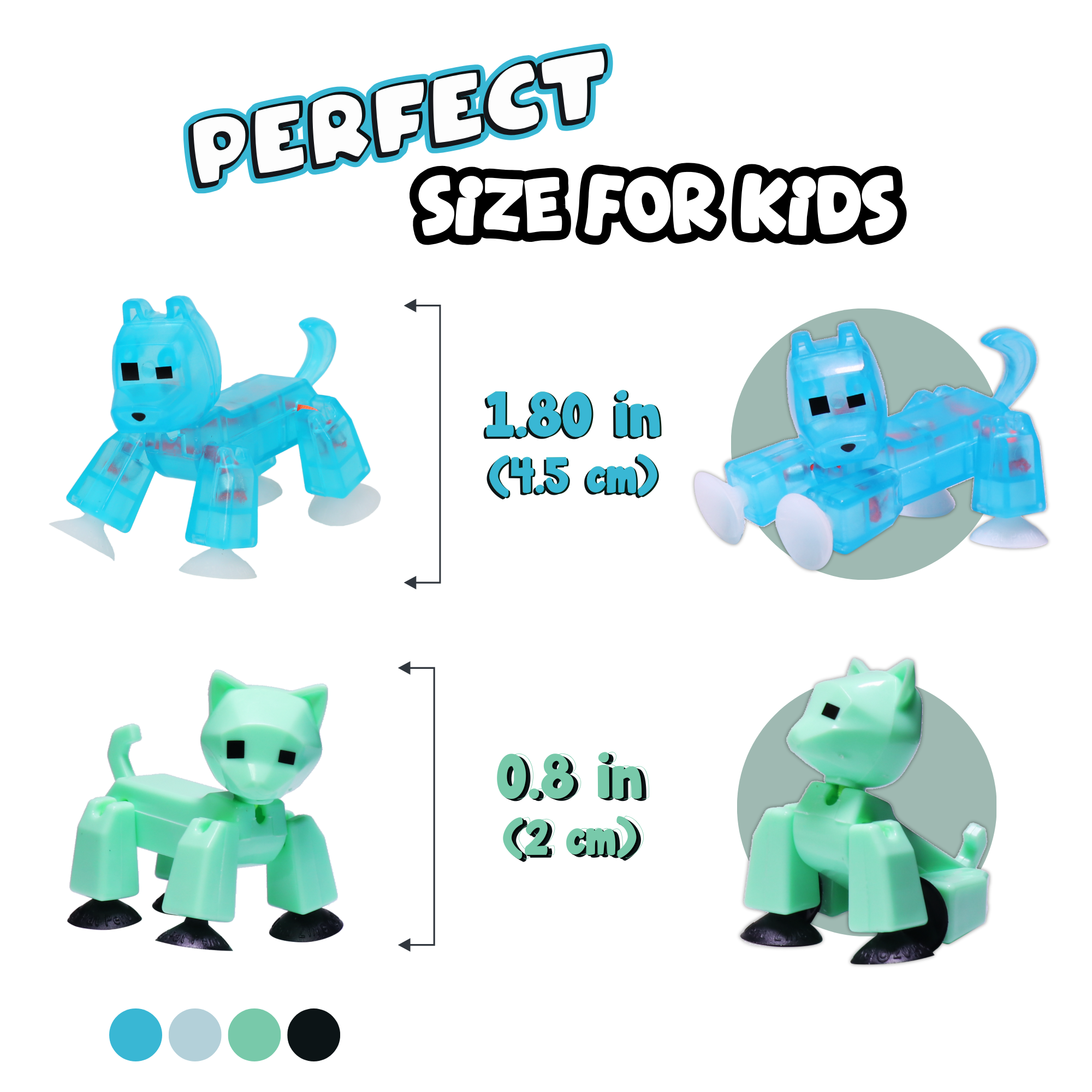 StikBot Family Pack (NEW Colors): Stop Motion Family Fun!