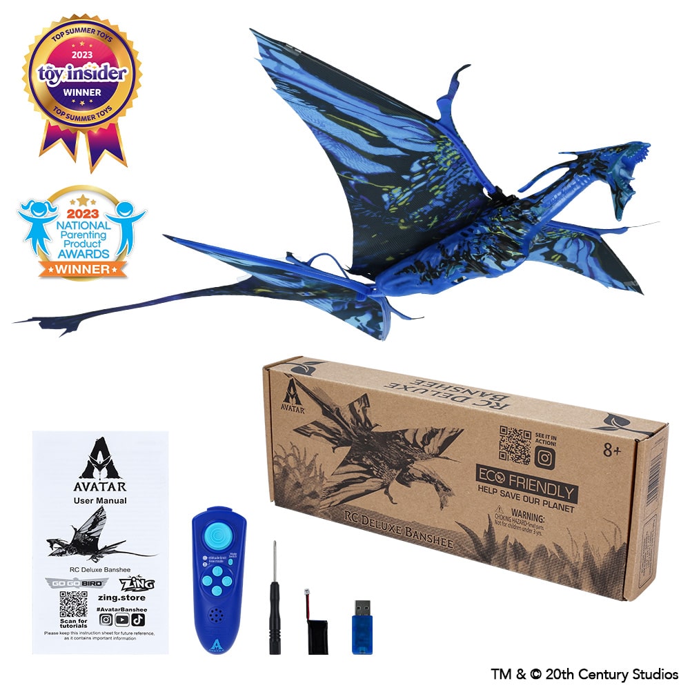 Avatar RC Deluxe Banshee - Officially Licensed Flying Drone Toy