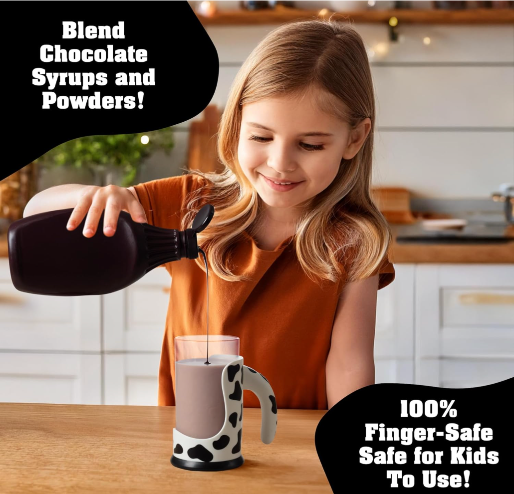 HogWild Moo Mixer - novelty beverage drink mixer