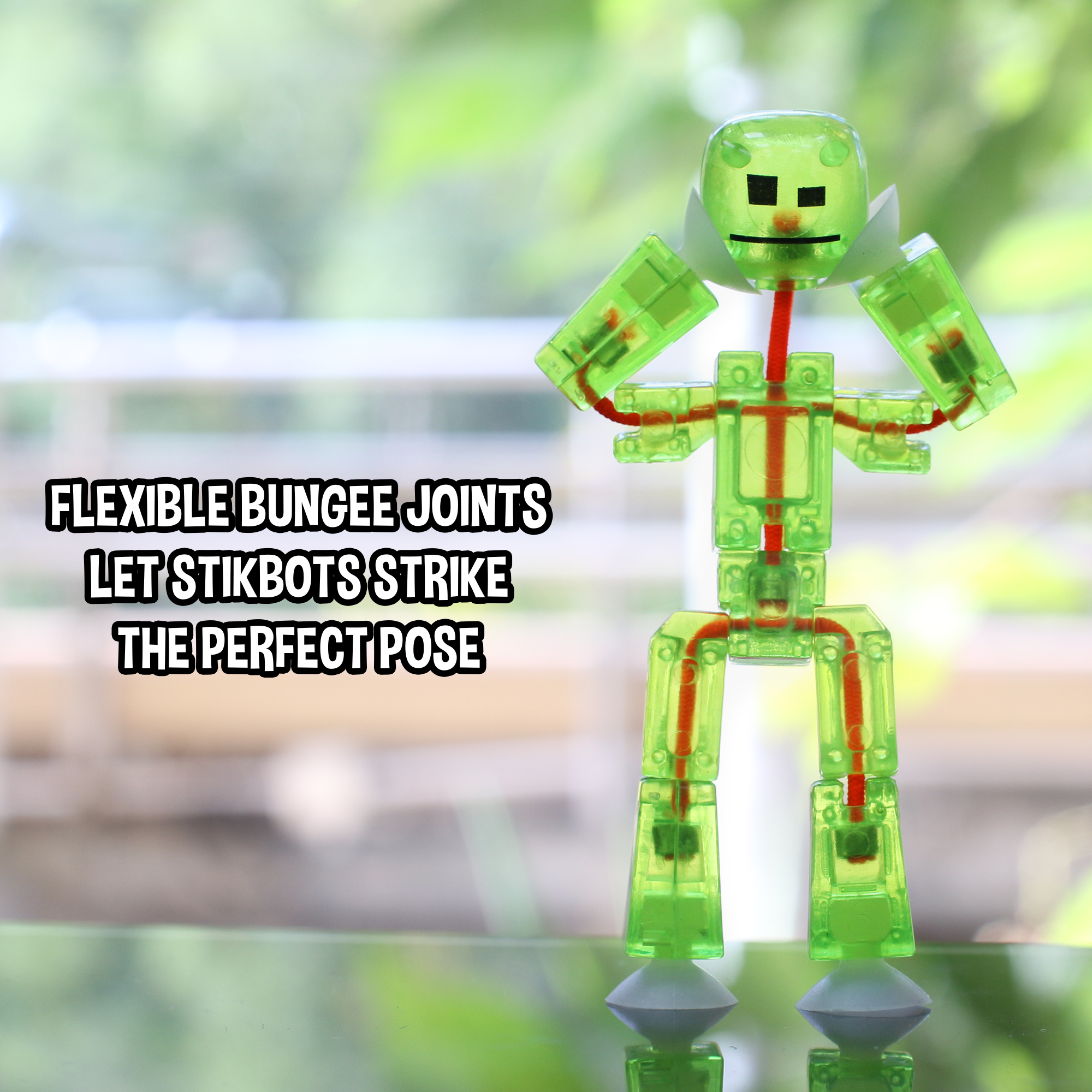 StikBot 4 Clear Pack + Tripod | Stop Motion Starter Kit