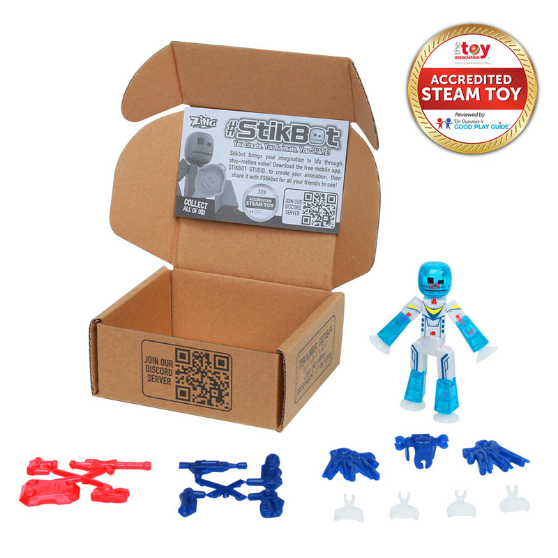 StikBot Zingtannica Action Pack - Pack of 1 StikBot with 1 Set of Accessories