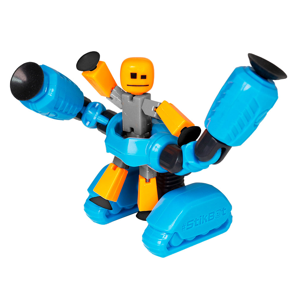 Stikbot MEGA Avalanche Blue MegaBot Set: Stop Motion Action!