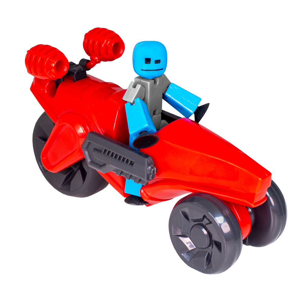 Stikbot Turbo Cycle MegaBot Set: Red Rider & Stop Motion Fun!