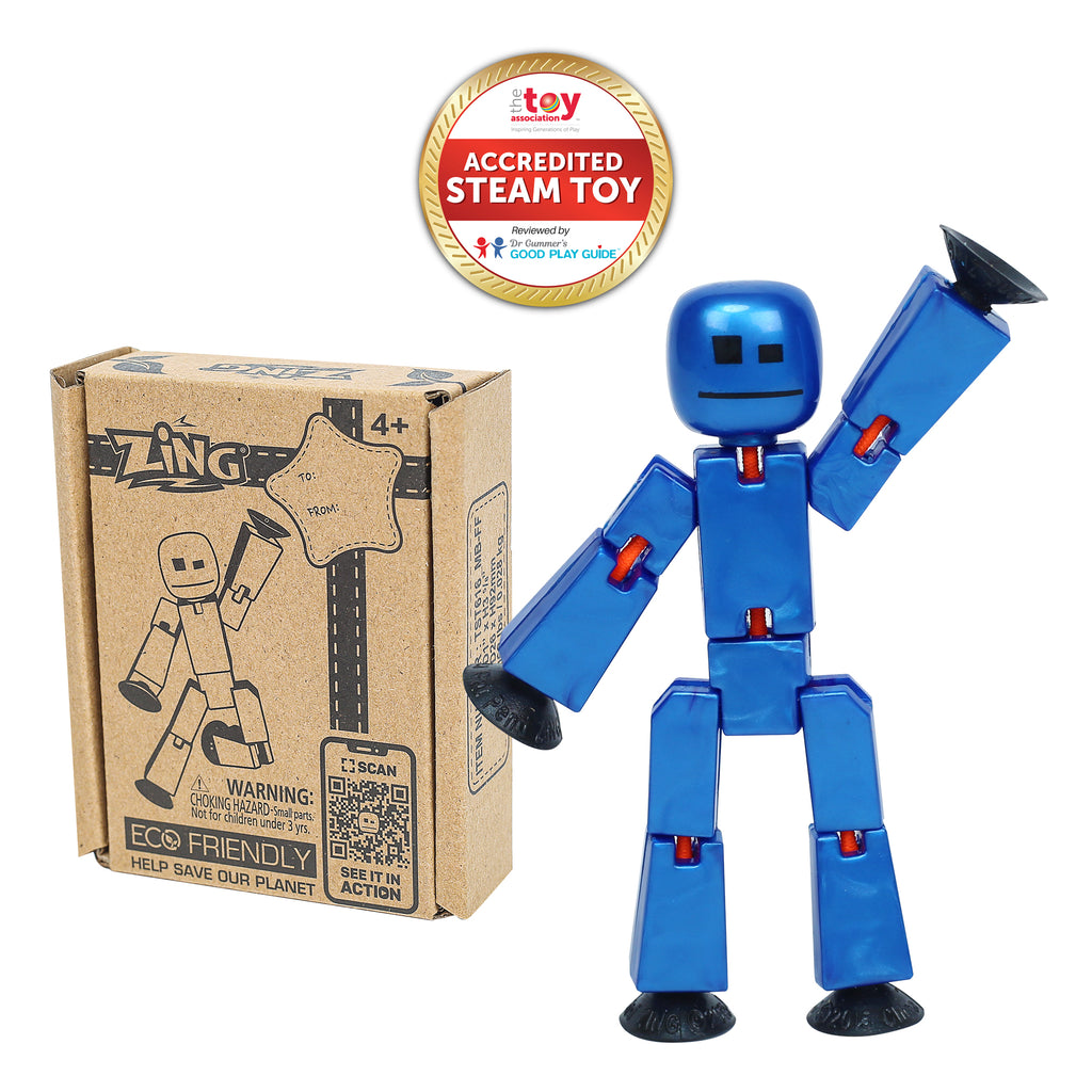 Zing Stikbot Family Pack, Set of 6 Stikbot Collectable Action Figures, Includes 2 Stikbots, 2 Junior Stikbots, 1 Dog, and 1 Cat, Stop Motion Animation - in Eco-Friendly Packaging, Age 4 Zing Stikbot Family Pack, Set of 6 Stikbot Collectable Action Figures, Includes 2 Stikbots, 2 Junior Stikbots, 1 Dog, and 1 Cat, Stop Motion Animation - in Eco-Friendly Packaging, Age 4