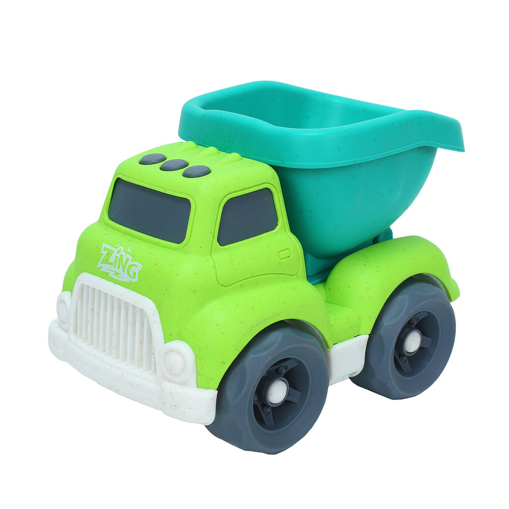 Plantastic Gravel Truck - Medium Eco-Friendly City Vehicle Toy