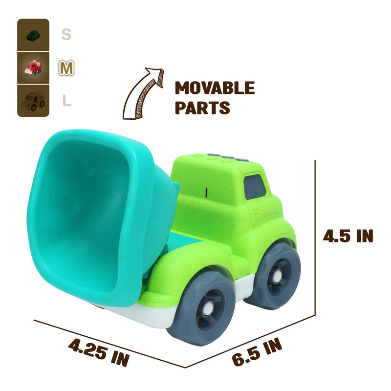 Plantastic City Vehicles Single Pack (Medium Size) - Gravel Truck