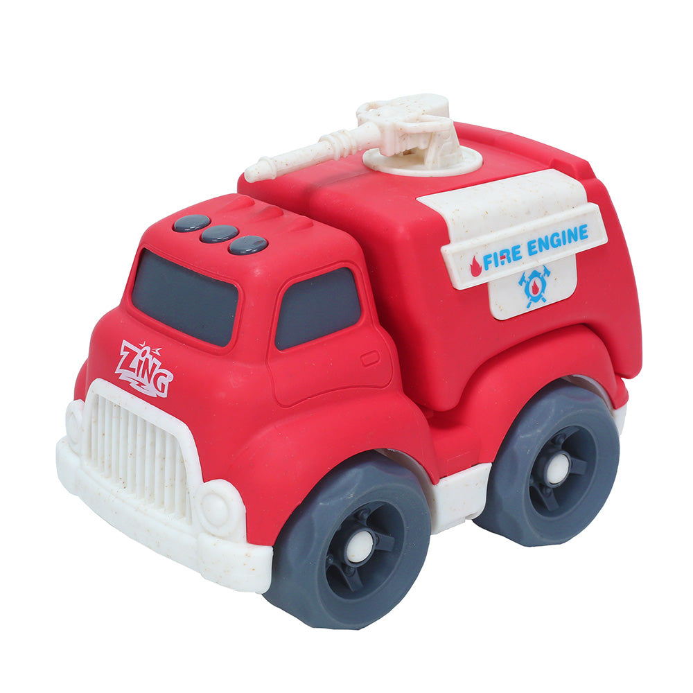 Plantastic Fire Engine - Medium Eco-Friendly Rescue Vehicle