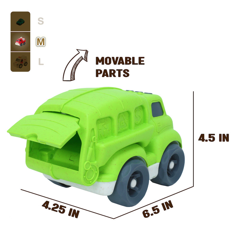 Plantastic City Vehicles Single Pack (Medium Size) - Recycle Truck