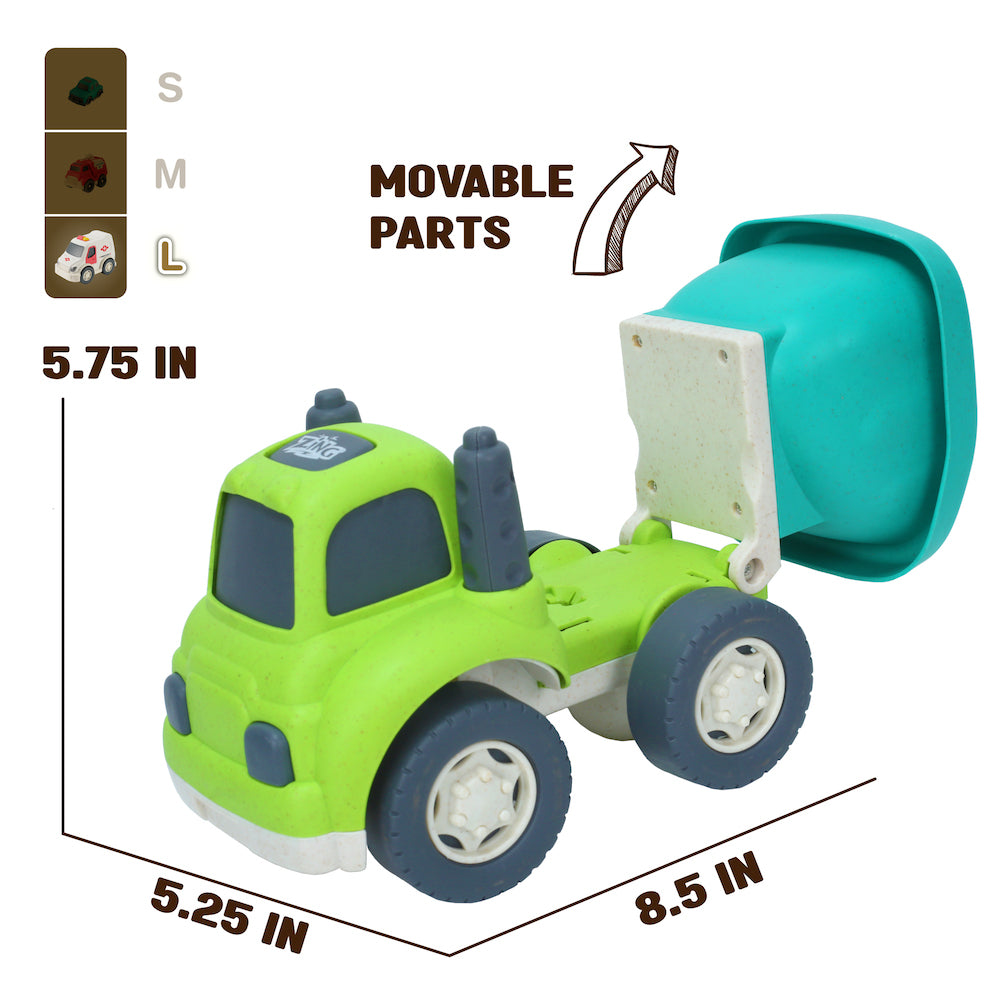 Plantastic Gravel Truck - Large Eco-Friendly City Vehicle Toy