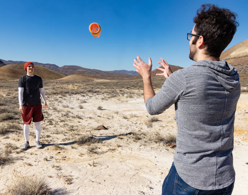 Hog Wild Wingball Throwing Toy – Unique Foam Ball with Annular Wing for Max Distance & Speed