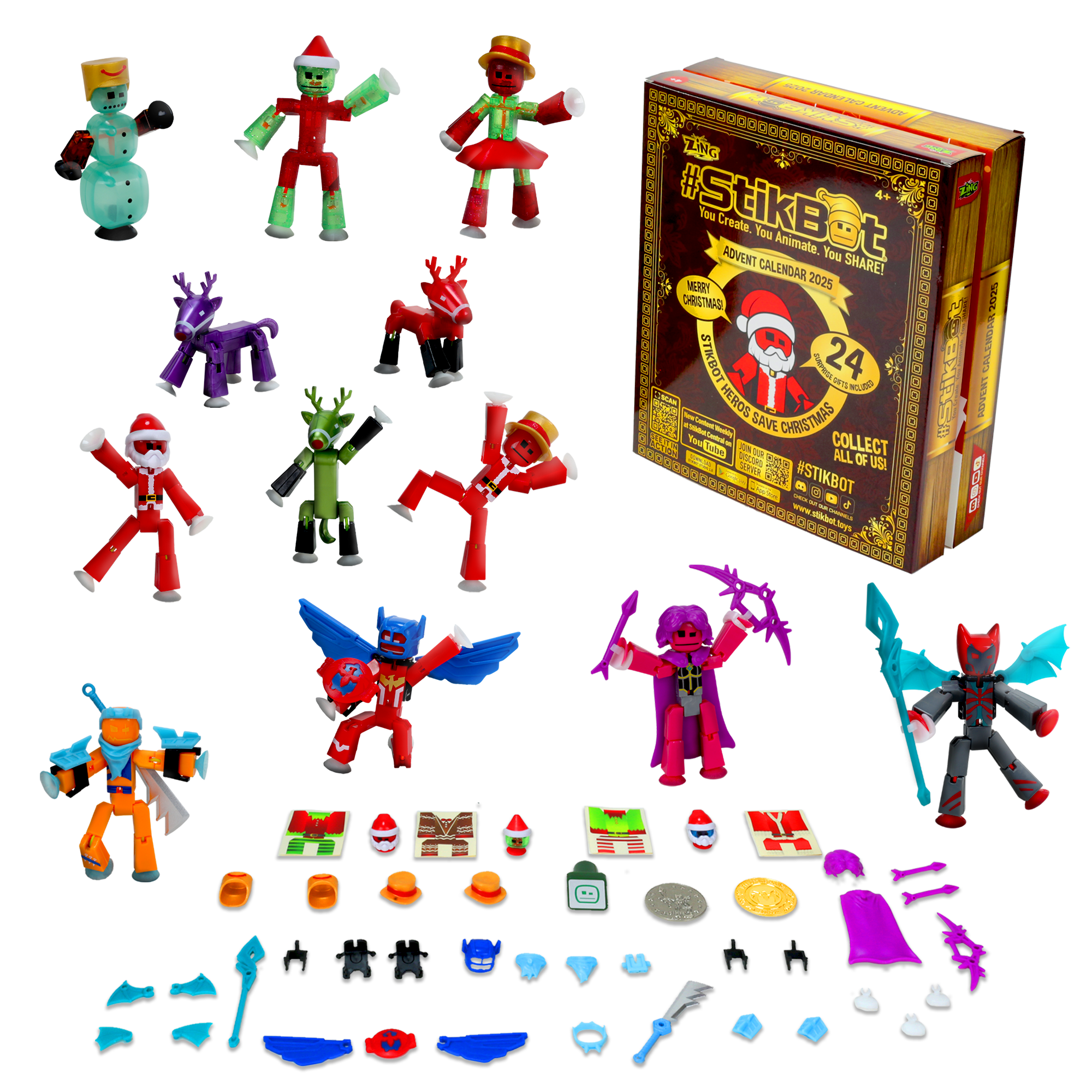 Stikbot Advent Calendar 2025 | Heroes Save Christmas