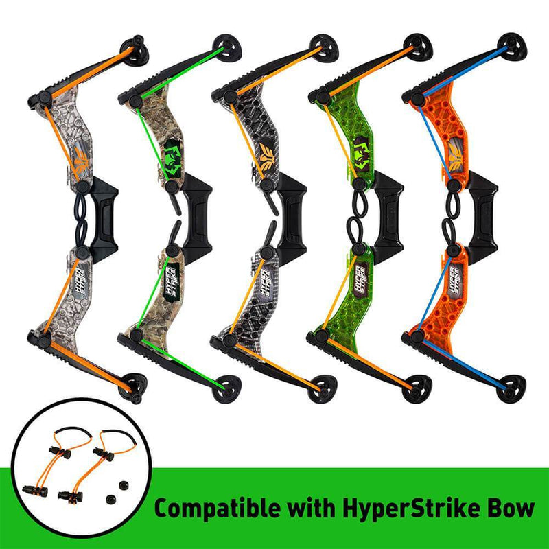 HyperStrike Bow - 2 Pairs of Bungee and 4 Arrows
