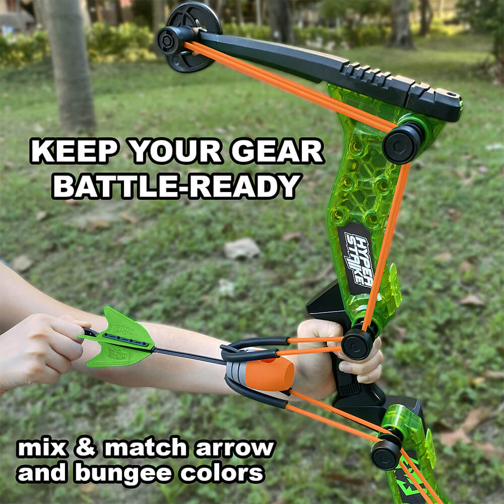 #style_2 Bungee Sets & 4 Orange/Green Zonic Whistle Arrows
