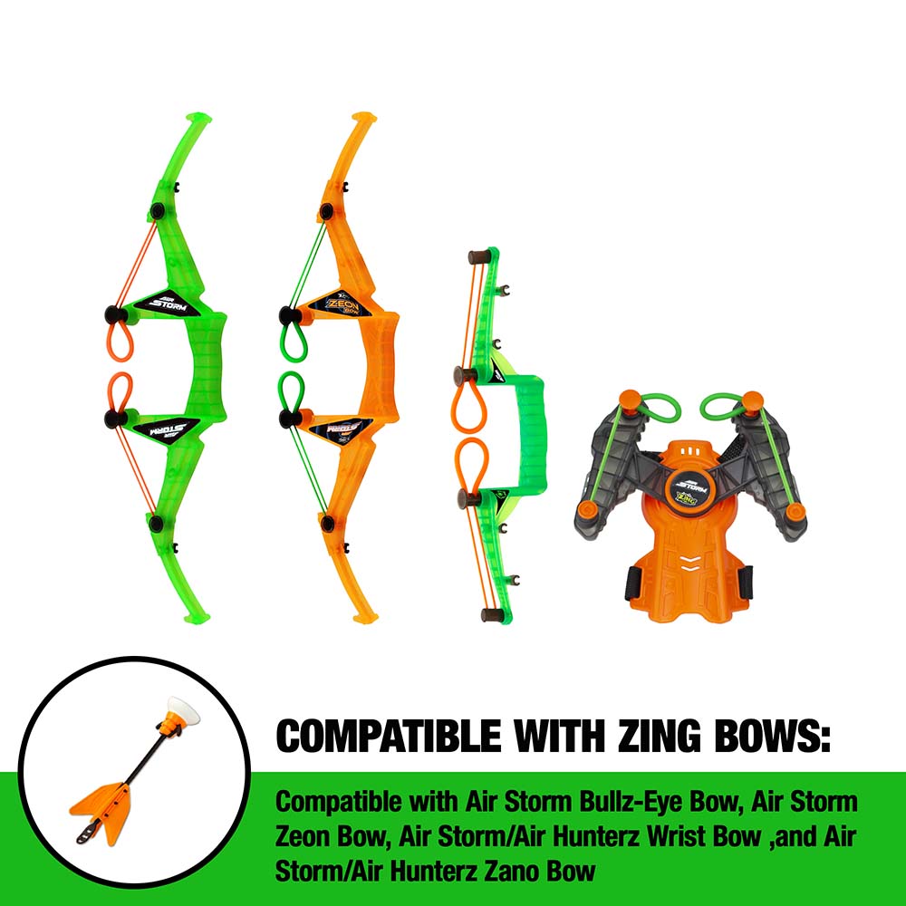 Mini Suction Cup Arrow Refills - 10 Pack - Zing Bow Ammo