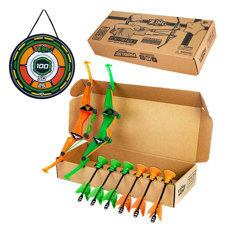 Air Storm Bullz-Eye Bow 2 Pack with Target