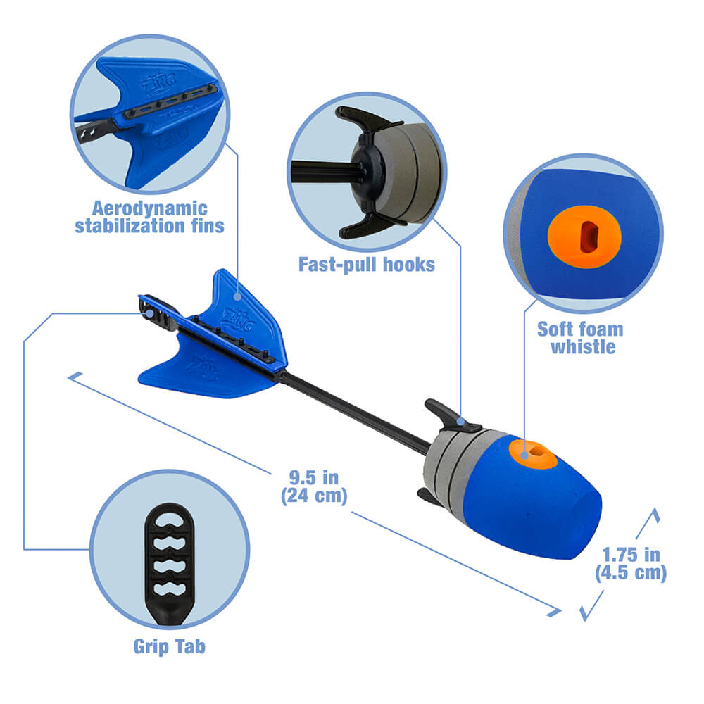 #style_2 Bungee Sets & 4 Blue Zonic Whistle Arrows