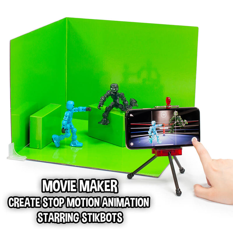 Zing Stikbot Legendz STEM Action Figure Toys, Collectible Action Figures  and Accessories, Stop Motion Animation - 4 Pack 