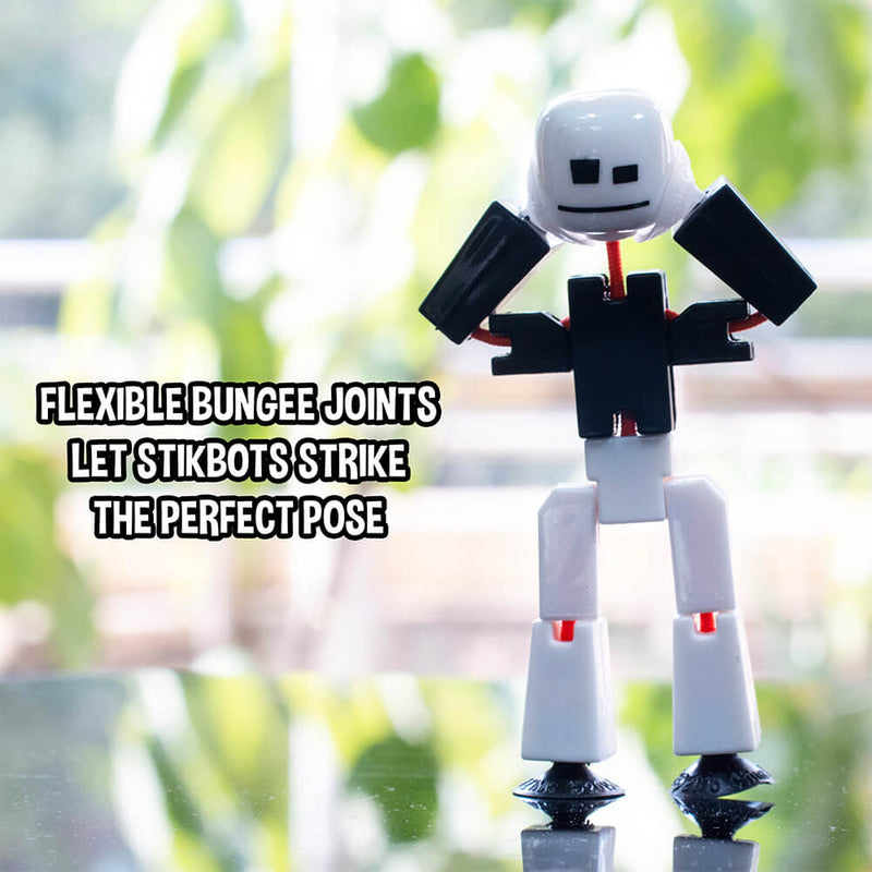 zing_stikbot_black_white_mixed_color_action_figure_flexible_bungee_joints