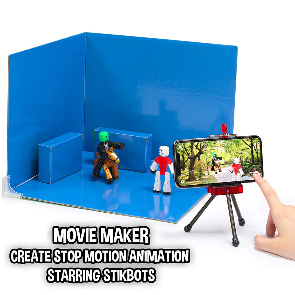 StikBot Studio Pro Set | Animation Kit - Green Screen & Tripod