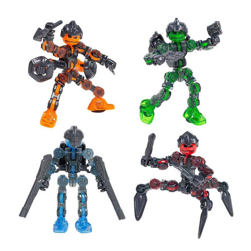 Stikbot Megabot 3 Pack Bundle - Avalanche, Knockout and Turbo Cycle