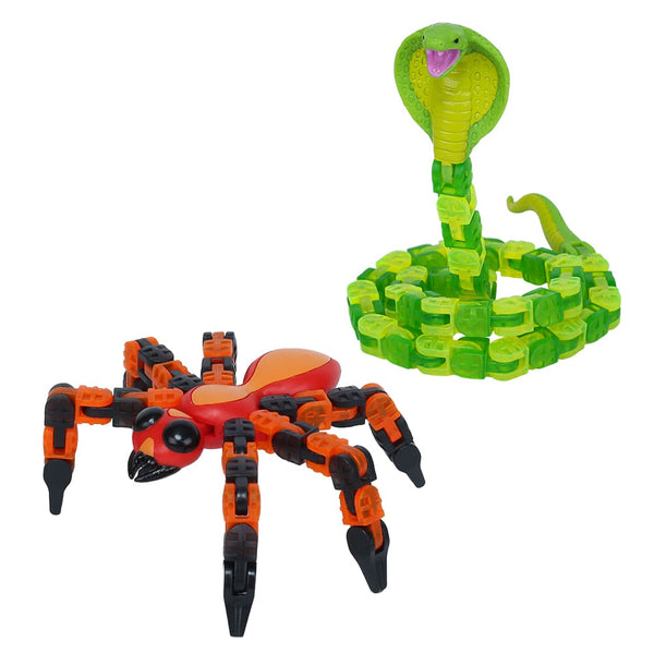 Klixx Creaturez Combo - Fire Ant & Cobra - Click & Fidget Fun