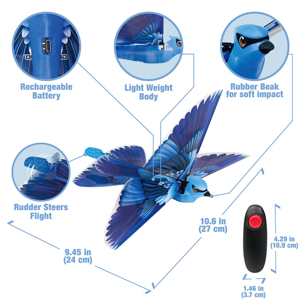 Remote control flying fashion bird cat toy