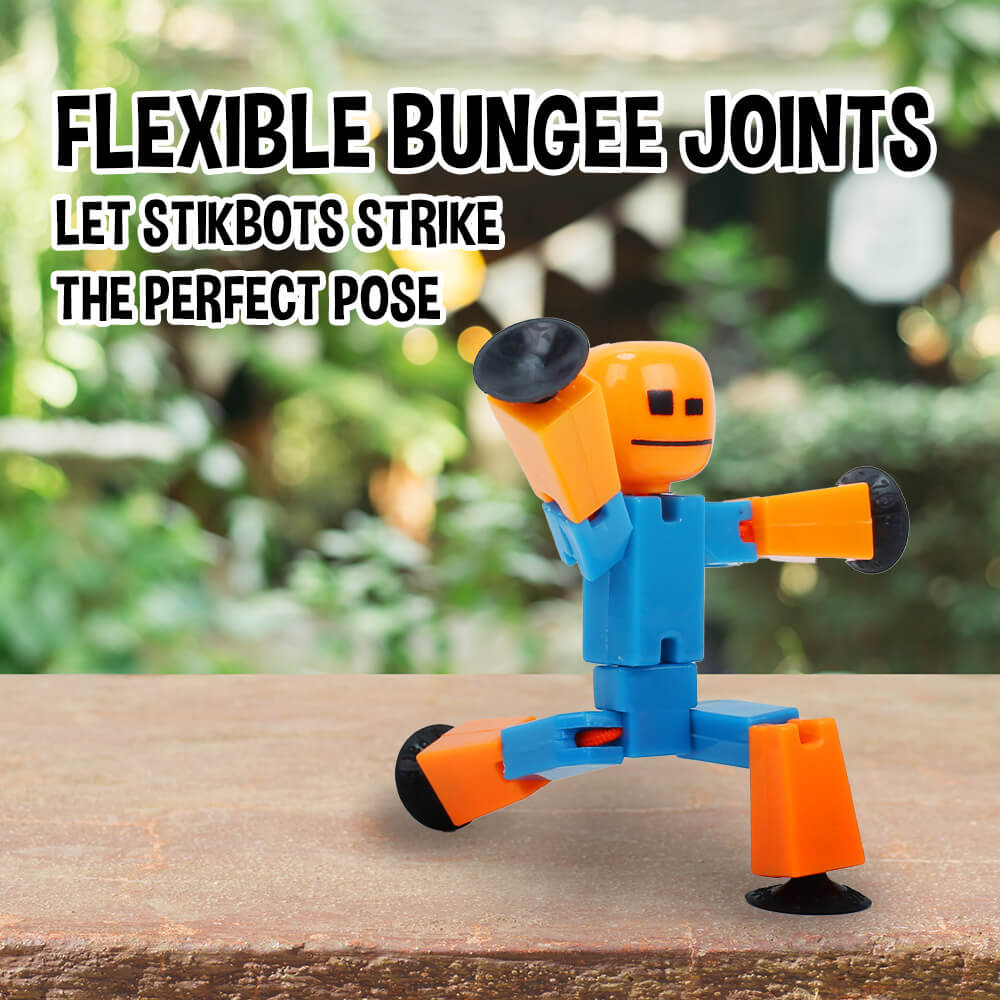 Stikbot Keychain StikBot Special 6-Pack Bundle | Unique Colors - Animation Toy