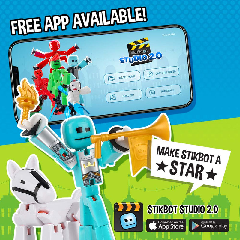Stikbot Monsters | Set of 6 | Zing Toys
