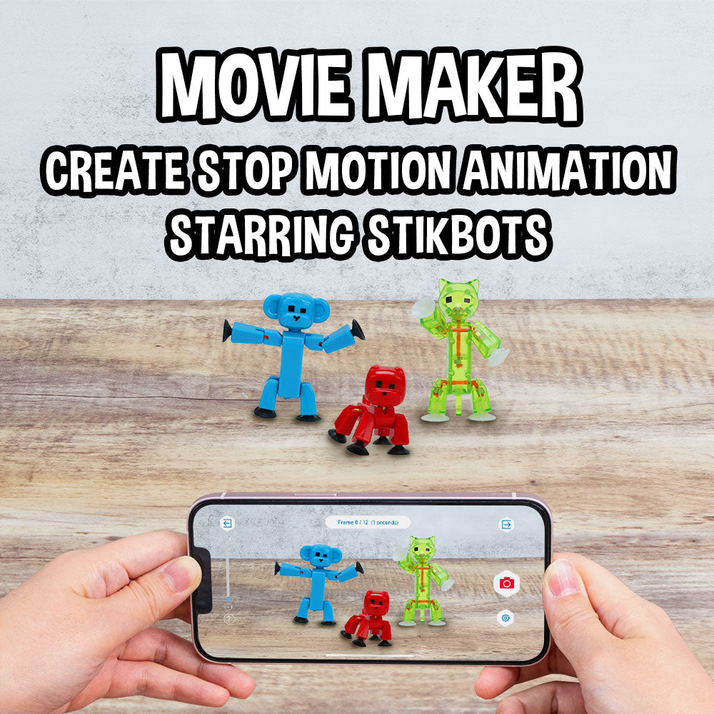 StikBot Pets 5-Pack | Adorable Animal Stop Motion Figures