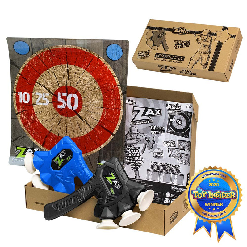 Zax 2 Pack with Target - Soft Foam Throwing Axes