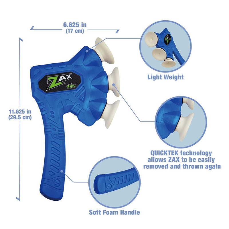 Zax 2 Pack with Target - Soft Foam Throwing Axes