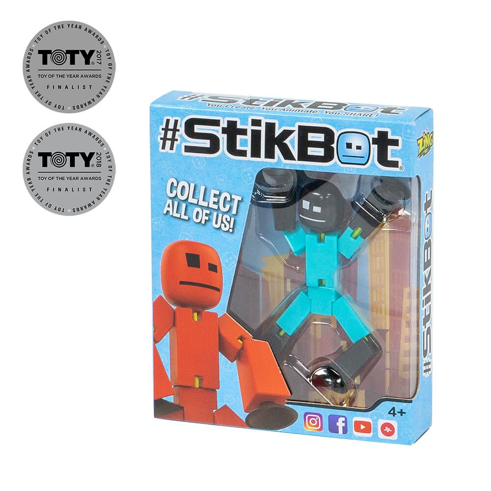 Zing Stikbot Pacote Único - Inclui 1 Stikbot - Figuras E Ace Zing Stikbot Pacote Único - Inclui 1 Stikbot - Figuras E Ace