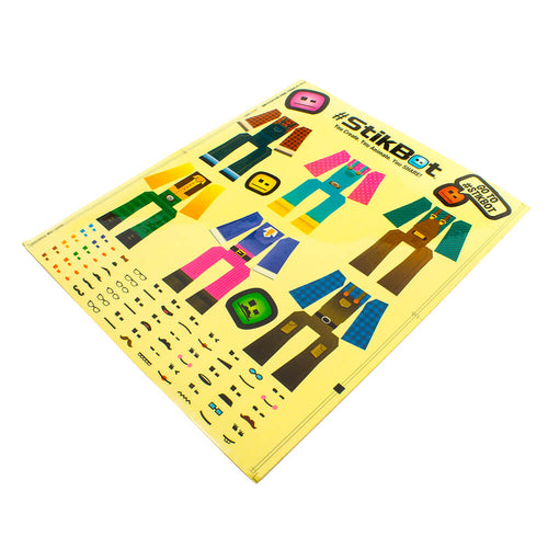 StikBot Farm Stickers | Outfit & Face Decal Pack