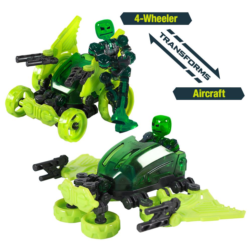 klikbot_megabot_green_transfrom_mega_vehicle_stop_motion