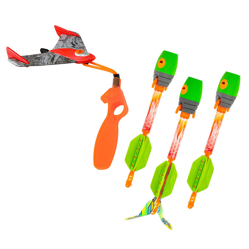 Zing Launching Combo Fun Pack - Sky ripperz 2X, Heli Howler 1x, Sky Glider 1x Combo Pack