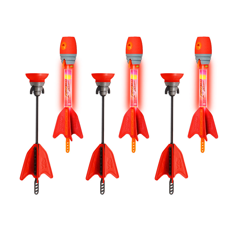 #color_3 Red Firetek Arrows + 3 Suction Cup Arrows